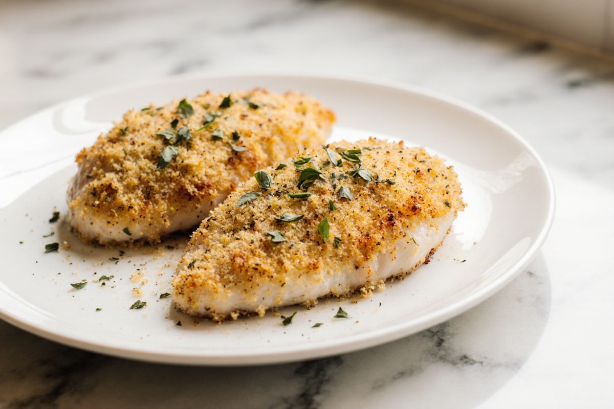 Airfryer Hähnchen mit Parmesan Kruste