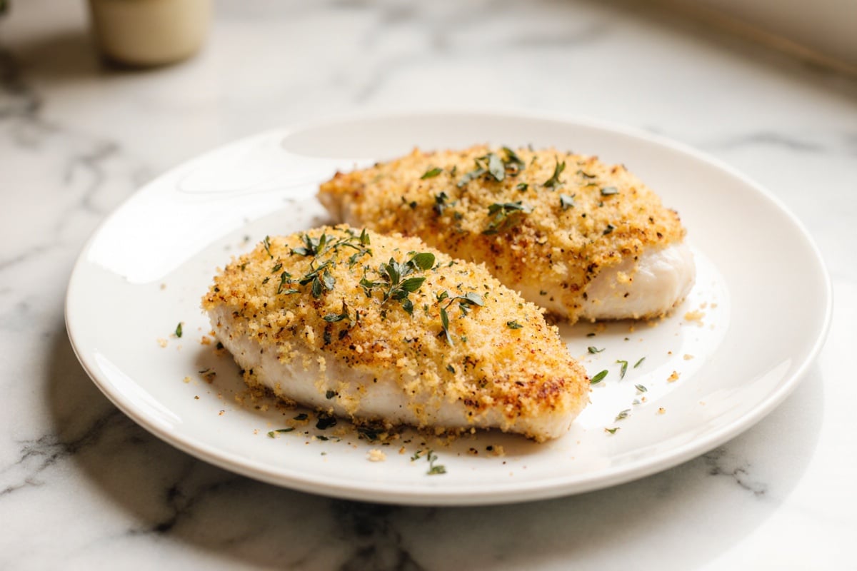 Airfryer Hähnchen mit Parmesan Kruste