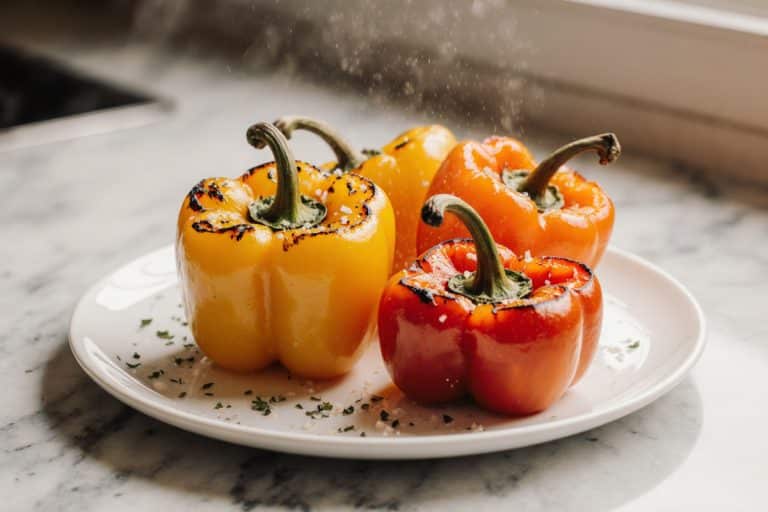 Einfach gegrillte Paprika aus der Heißluftfritteuse