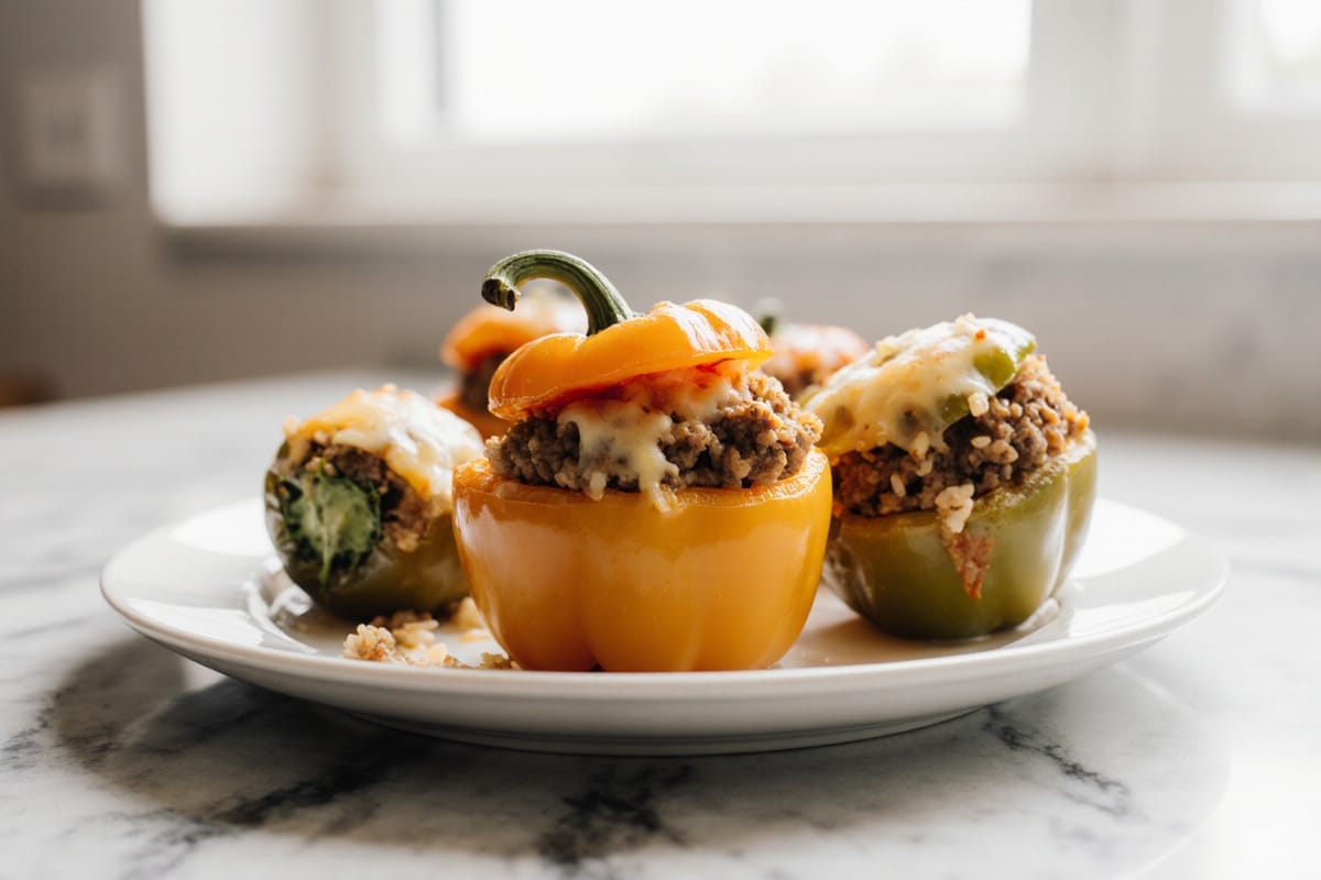 Gefüllte Paprika aus dem Airfryer