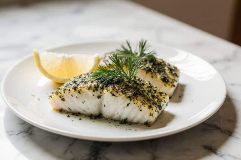 Kabeljau im Airfryer mit Kräutern
