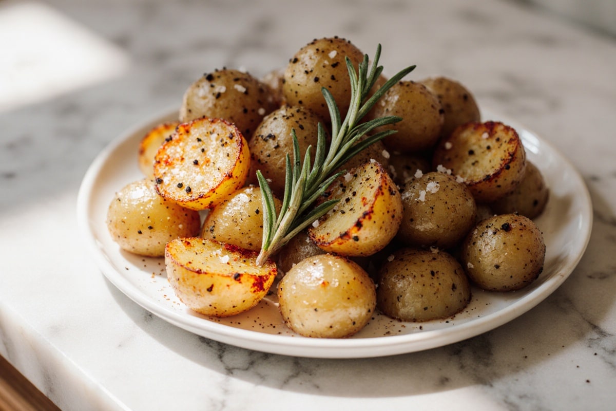 Kartoffeln aus der Heißluftfritteuse