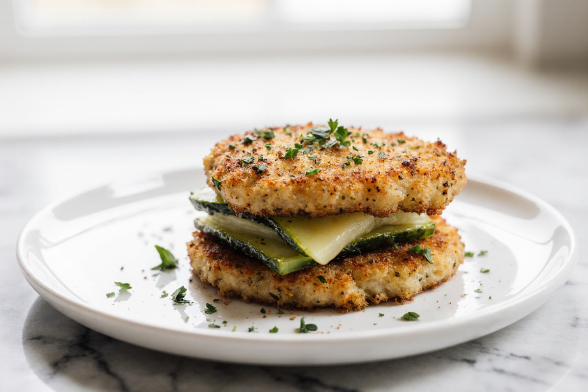 Knusprige Kohlrabi Schnitzel Heißluftfritteuse