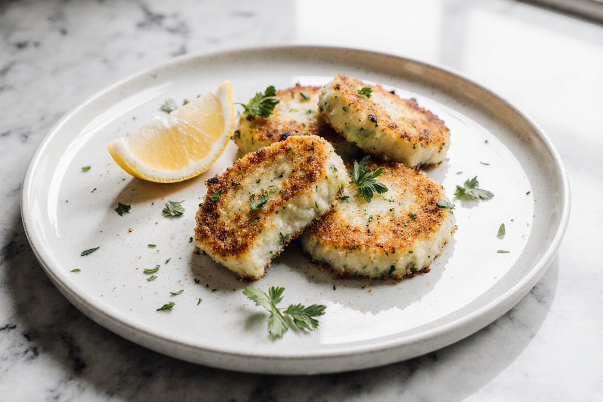 Kohlrabi Schnitzel am Airfryer