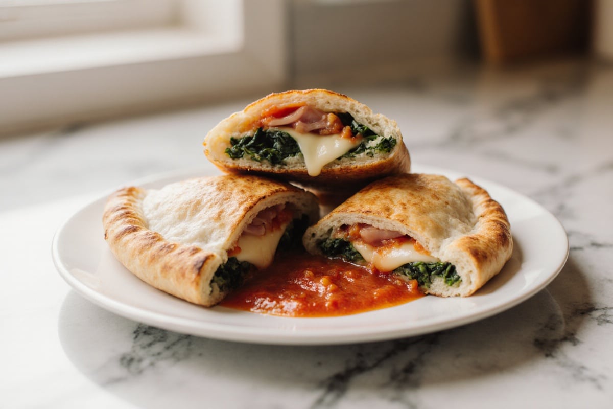 Leckeres Luftfritteusen Calzonen Rezept für die ganze Familie 2 Luftfritteusen Calzonen