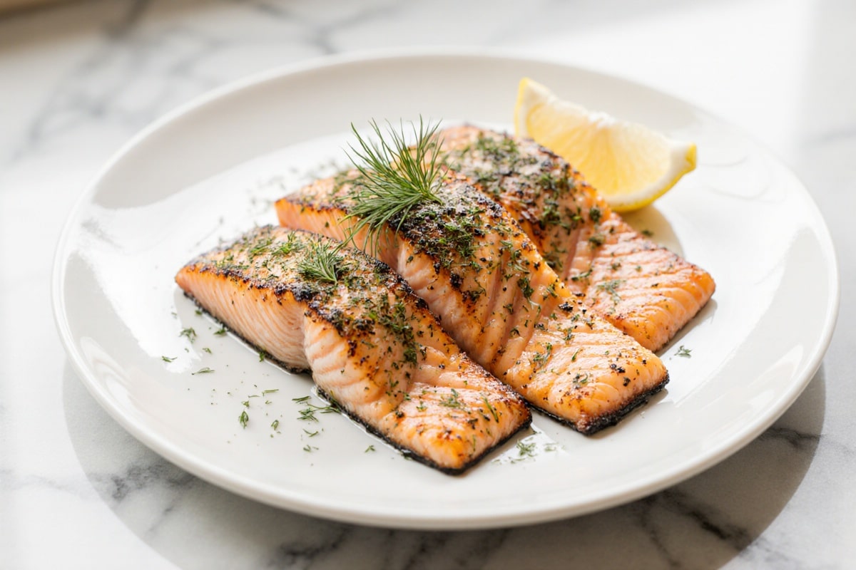 Airfryer Lachsfilet knuspriges