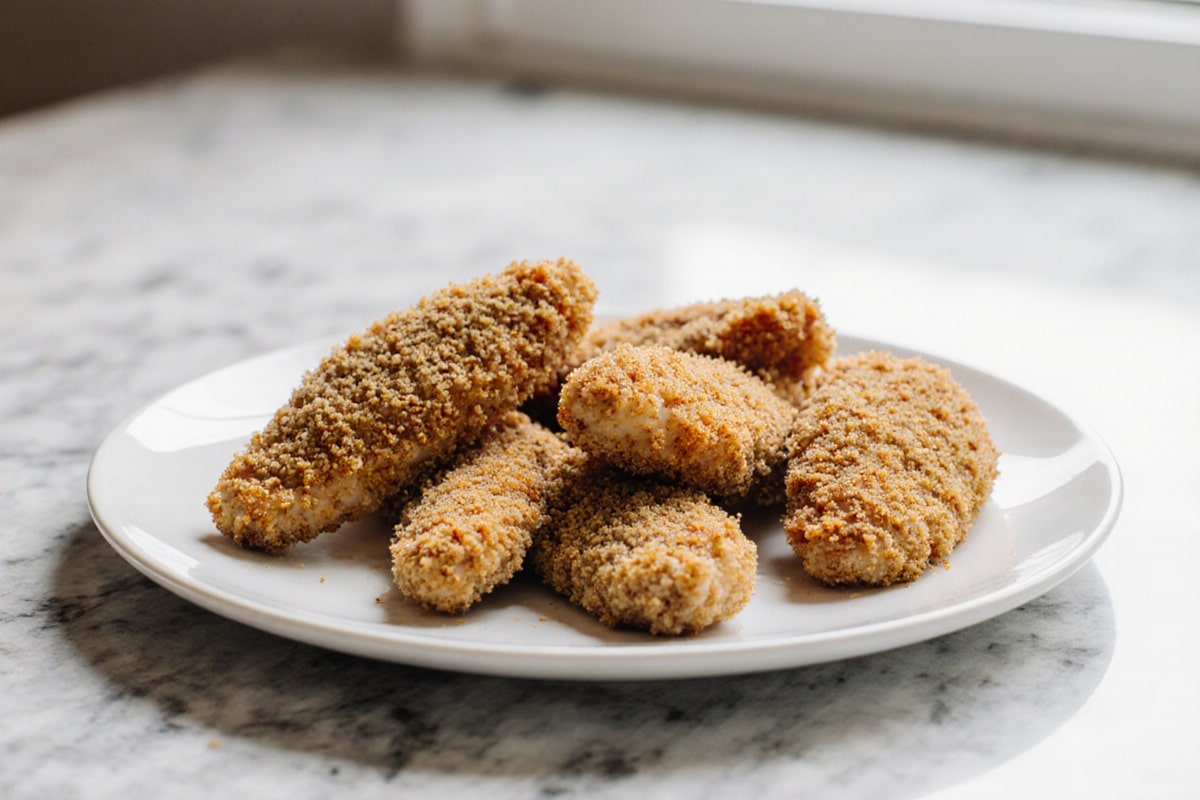 Hähnchenstreifen im Airfryer Rezept 2 Hähnchenstreifen im Airfryer