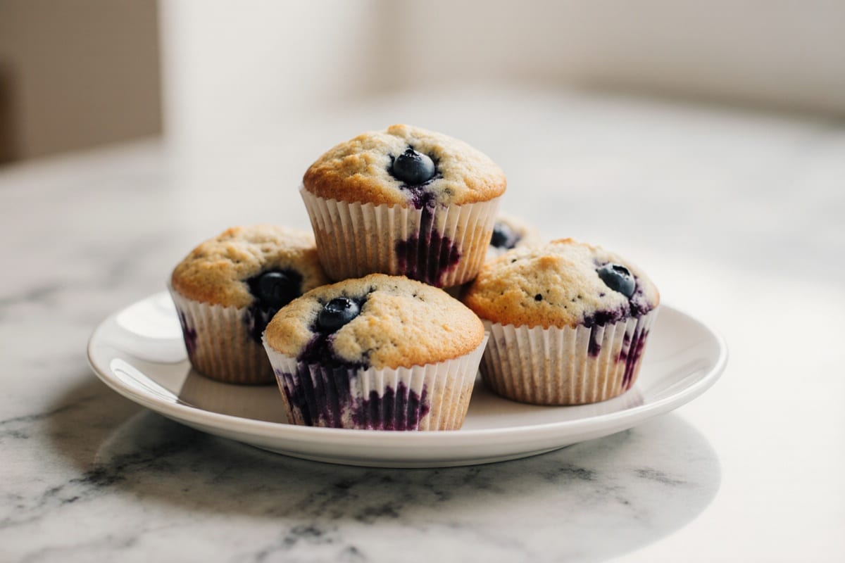 Heidelbeer-Muffins aus der Heißluftfritteuse Rezept 2 Heidelbeer-Muffins aus der Heißluftfritteuse