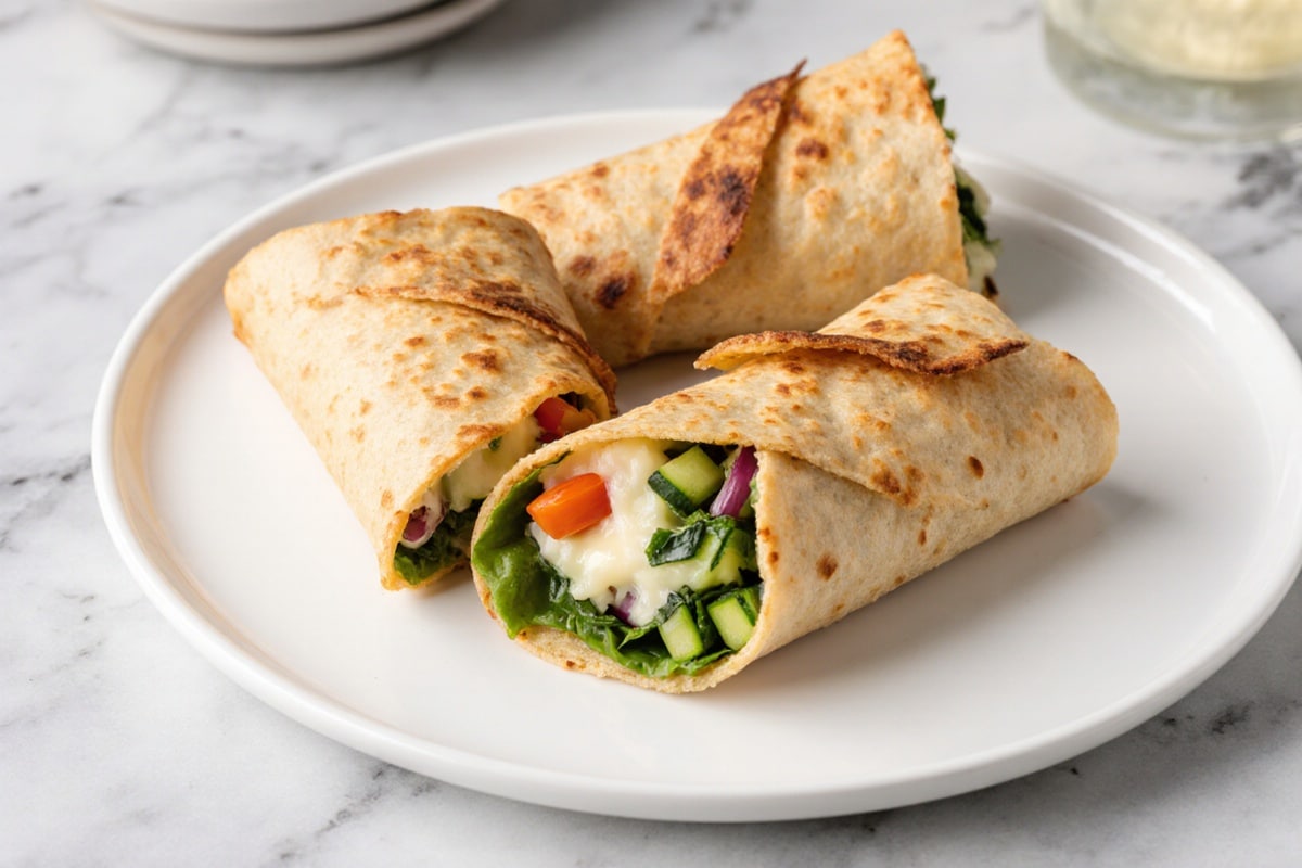 Knusprige Wrap Ecken im Airfryer Rezept 2 Knusprige Wrap Ecken im Airfryer