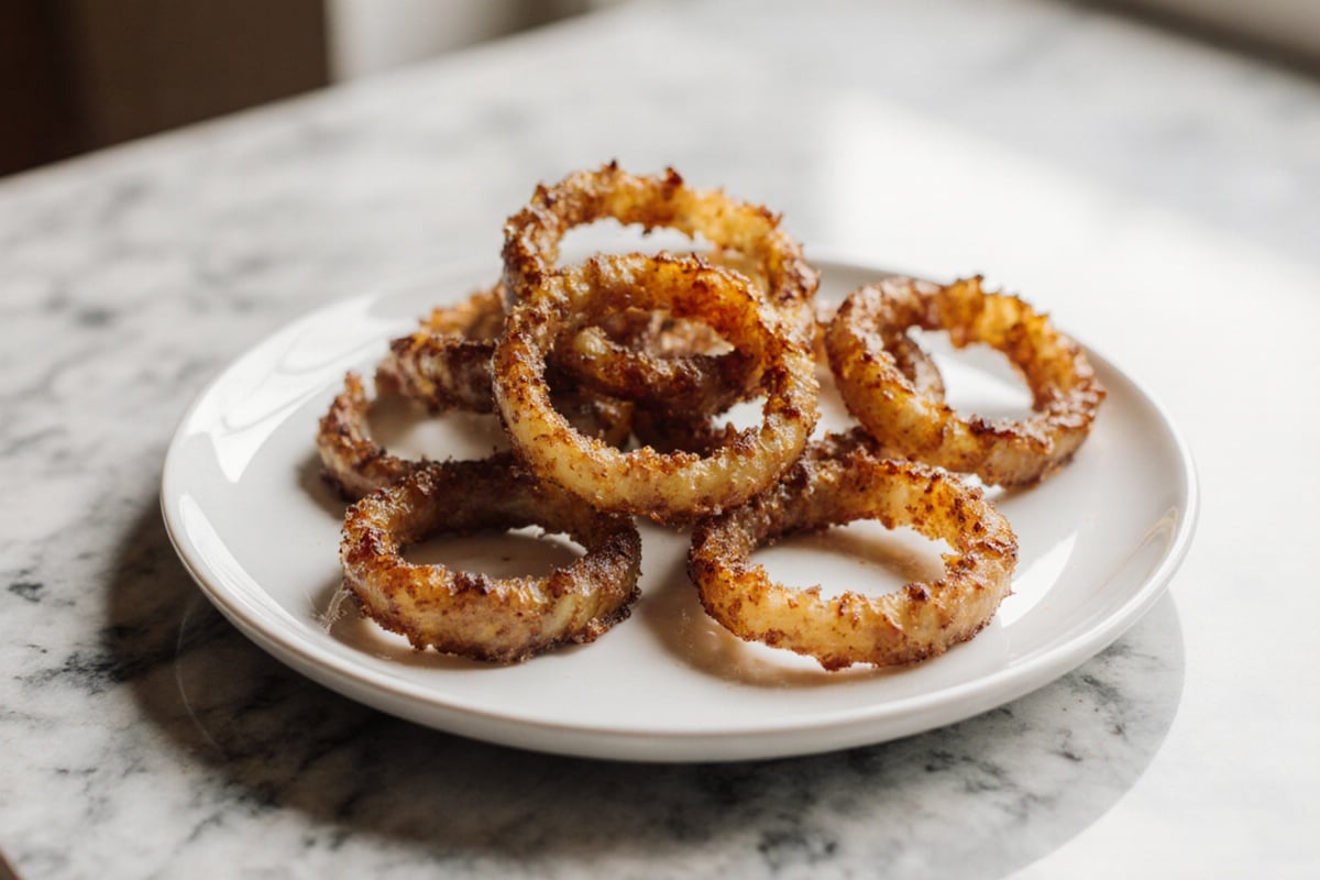 Köstliche Röstzwiebeln aus der Heißluftfritteuse Rezept 1 Köstliche Röstzwiebeln aus der Heißluftfritteuse