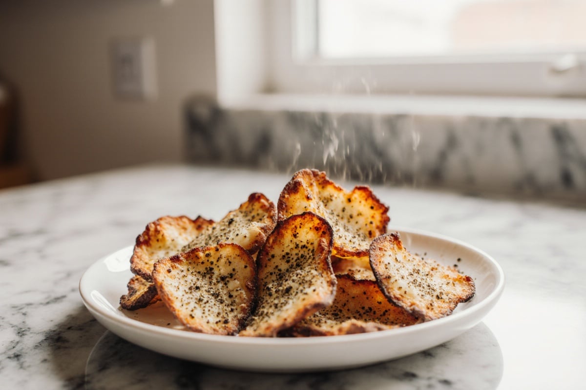 Pizza Chips aus dem Air Fryer