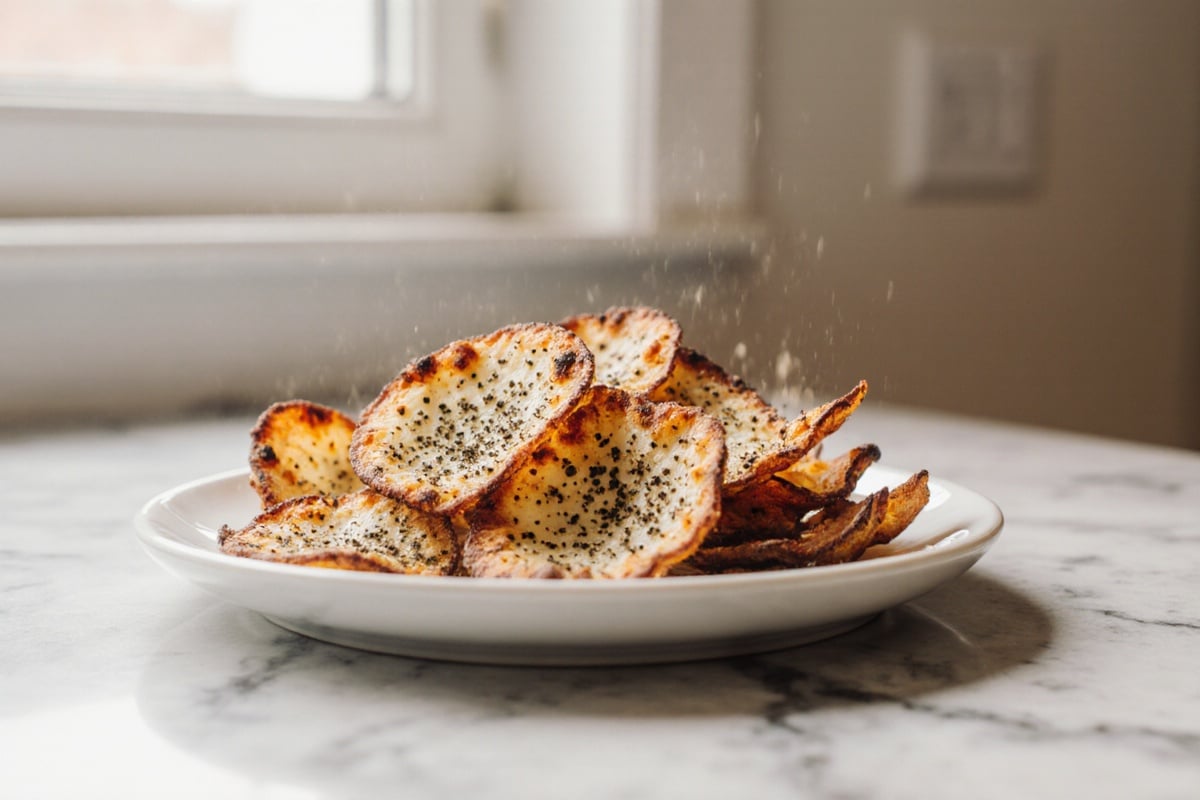 Pizza Chips aus dem Air Fryer