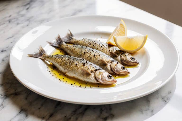 Sardinen aus der Heißluftfritteuse