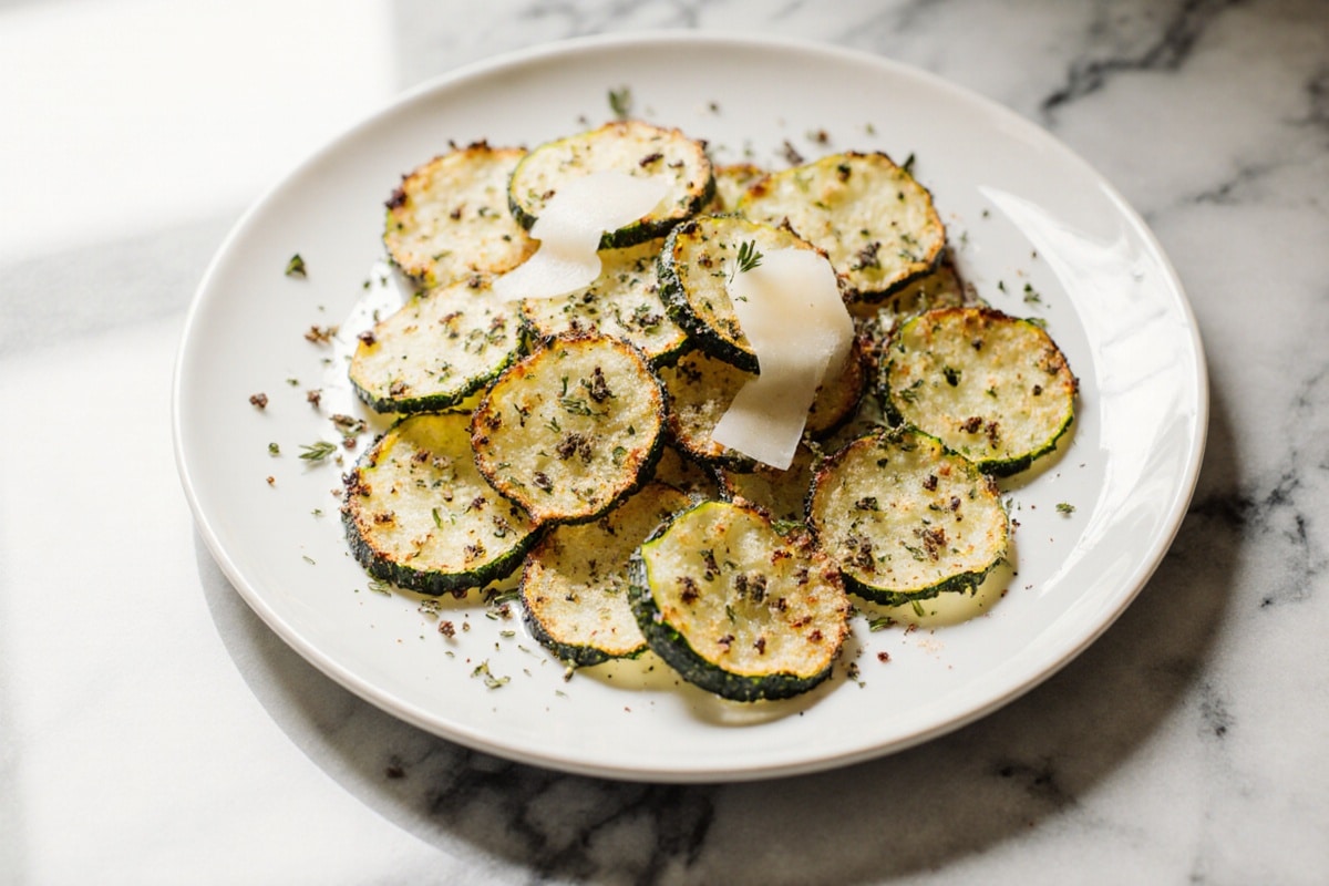 Zucchini-Chips aus der Heißluftfritteuse Rezept 1 Zucchini-Chips aus der Heißluftfritteuse
