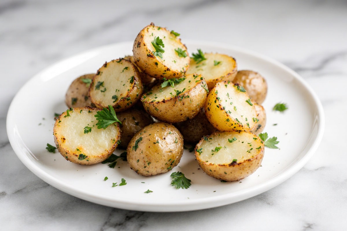 Petersilienkartoffeln im Airfryer Rezept 1 Petersilienkartoffeln im Airfryer