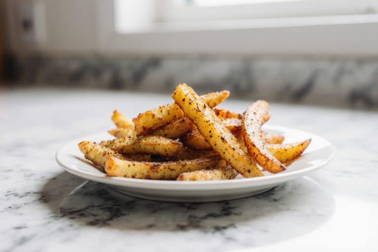 Steckrüben-Pommes im Airfryer