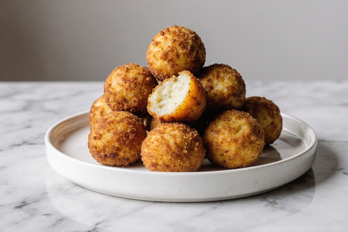Kartoffelballchen Rezept aus der Heißluftfritteuse