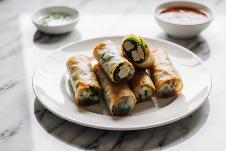 Knusprige Frühlingsrollen im Airfryer